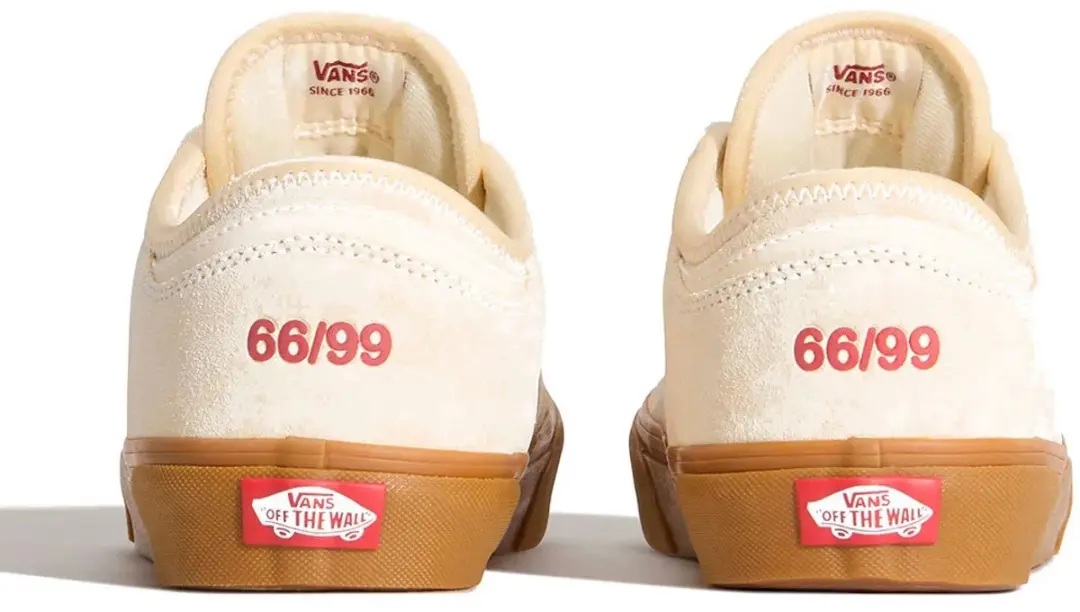Vans Rowley Classic Schoenen - Beige/Bordeaux - EU 40 - afbeelding 3 van 4