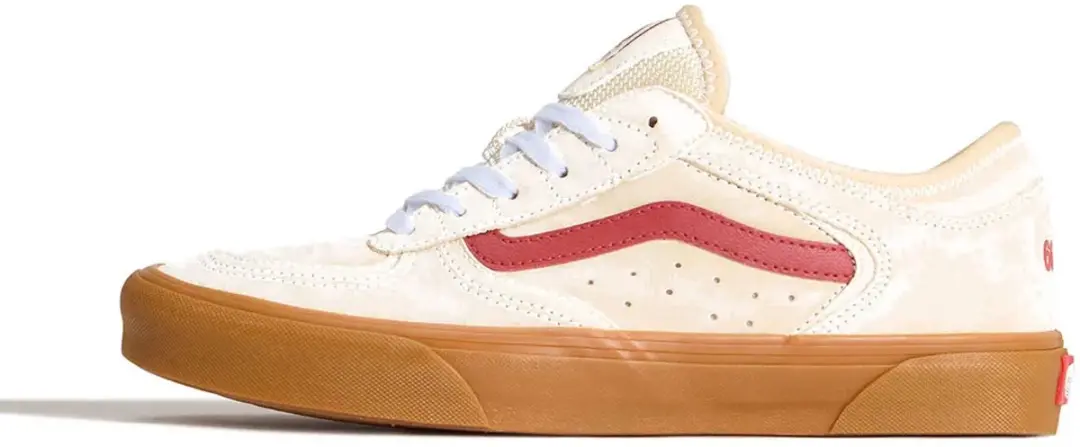 Vans Rowley Classic Schoenen - Beige/Bordeaux - EU 40 - afbeelding 2 van 4