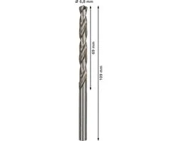 Bosch Professional ST. LINE 6.8mm HSS-G Boor - 10 Stuks