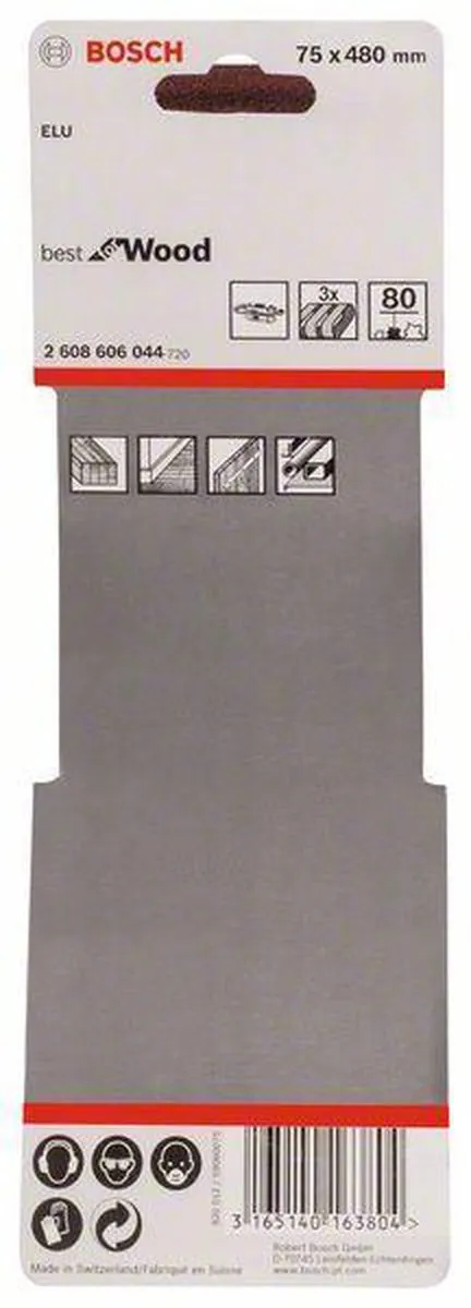 Bosch Professional 3 Banden 75x480 Best Wood+Paint