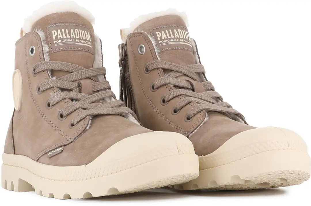 PALLADIUM Pampa Hi Zip WL W winter-enkellaarzen voor dames 95982-212 bruin