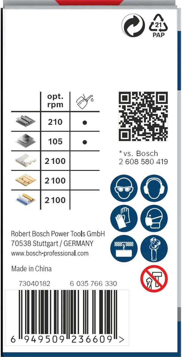Bosch Professional Multimateriaal Gatenzaag 41mm 26089 - afbeelding 3 van 6