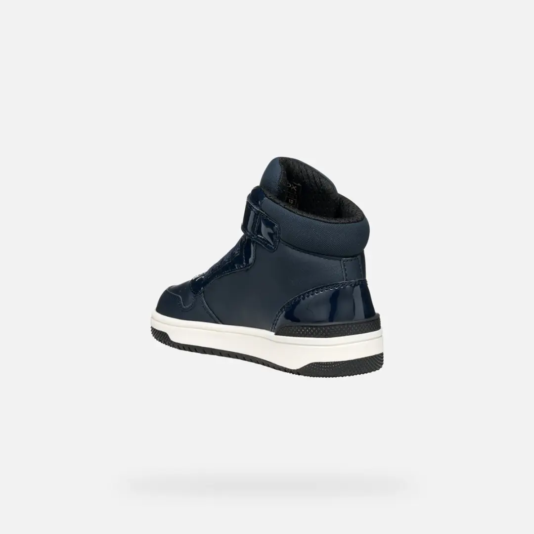 Geox Washiwa Meisjes Sneakers - Marineblauw/Platina 33 - afbeelding 6 van 6