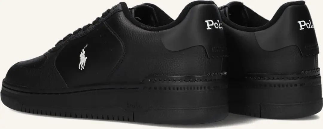 Polo Ralph Lauren Masters Court Low Top Sneakers - Zwart 45 - afbeelding 6 van 6