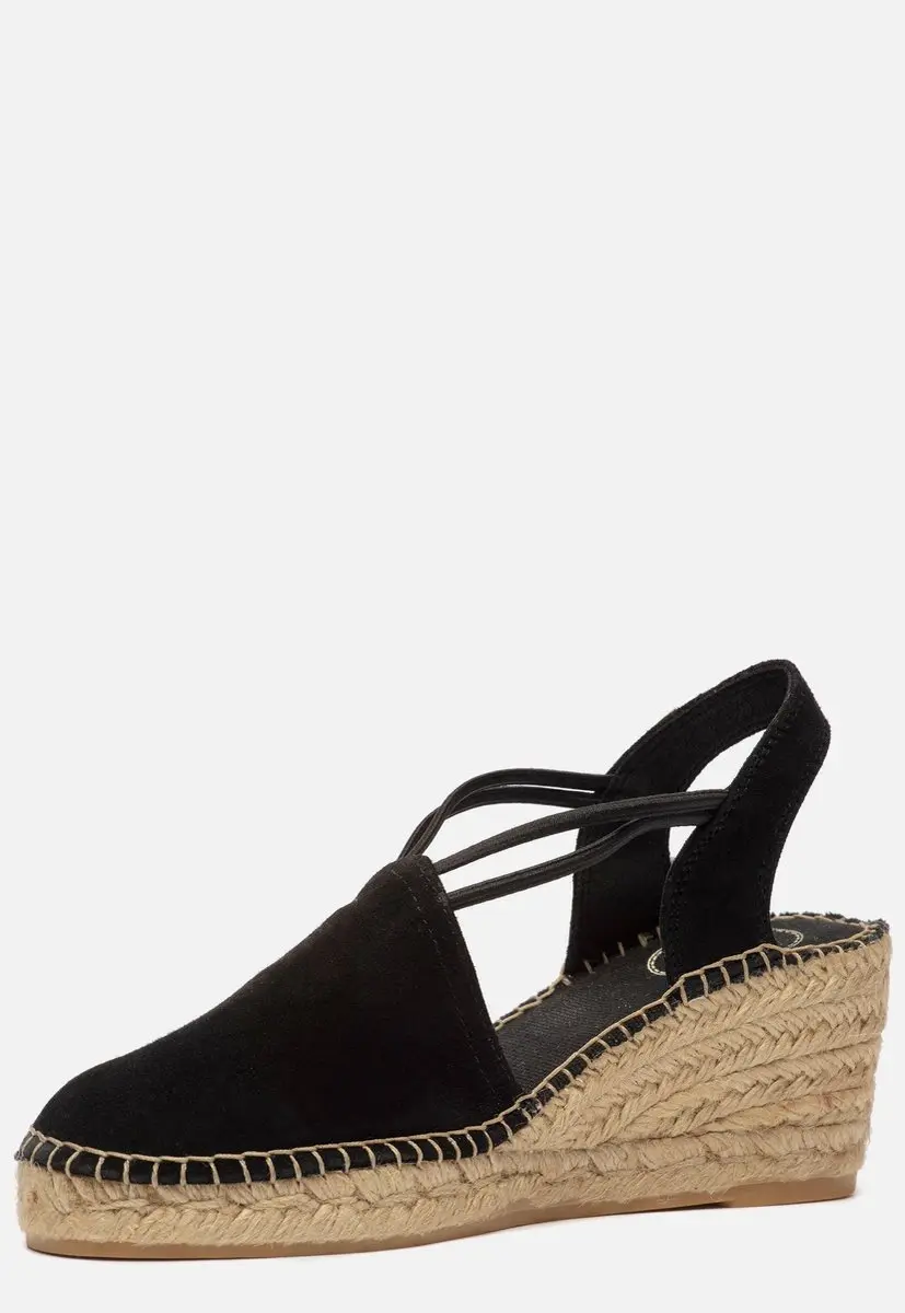 Toni Pons Tremp Espadrilles Zwart Suede