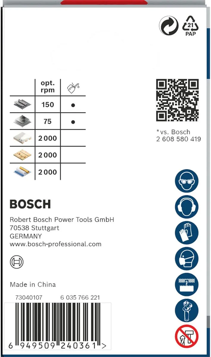 Bosch Professional Multi Materiaal PC Plus Gatenzaag 57mm 2608594392