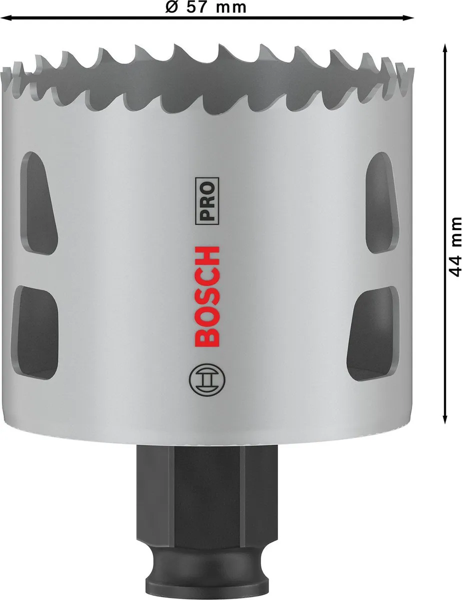 Bosch Professional Multi Materiaal PC Plus Gatenzaag 57mm 2608594392