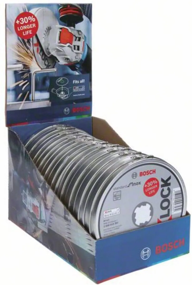 Bosch Professional X-LOCK Doorslijpschijf 125mm - 10 Stuks - afbeelding 6 van 6