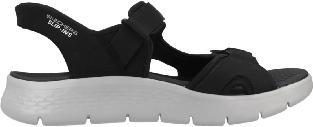 Skechers Sandaal Go Walk Flex Sandal Easy Entry 229210 BKGY Black Gray Machine W