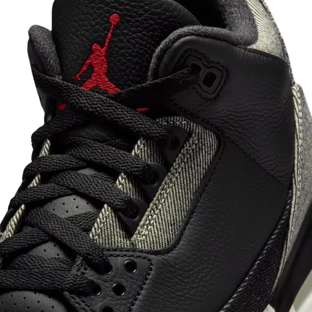 Nike Air Jordan 3 x Levi's 'Black and White' - 41 - afbeelding 3 van 6