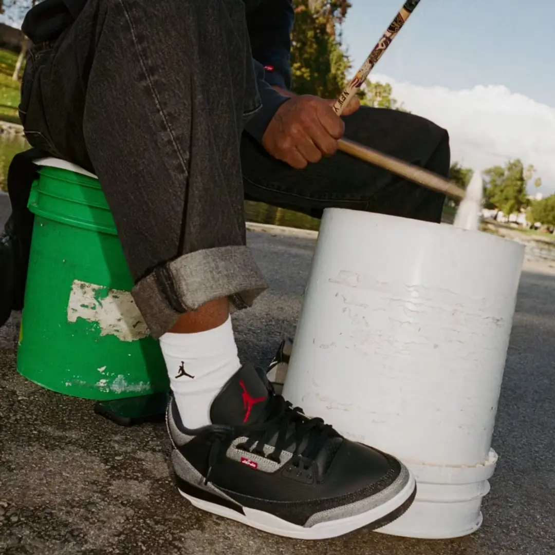 Nike Air Jordan 3 x Levi's 'Black and White' - 41 - afbeelding 5 van 6