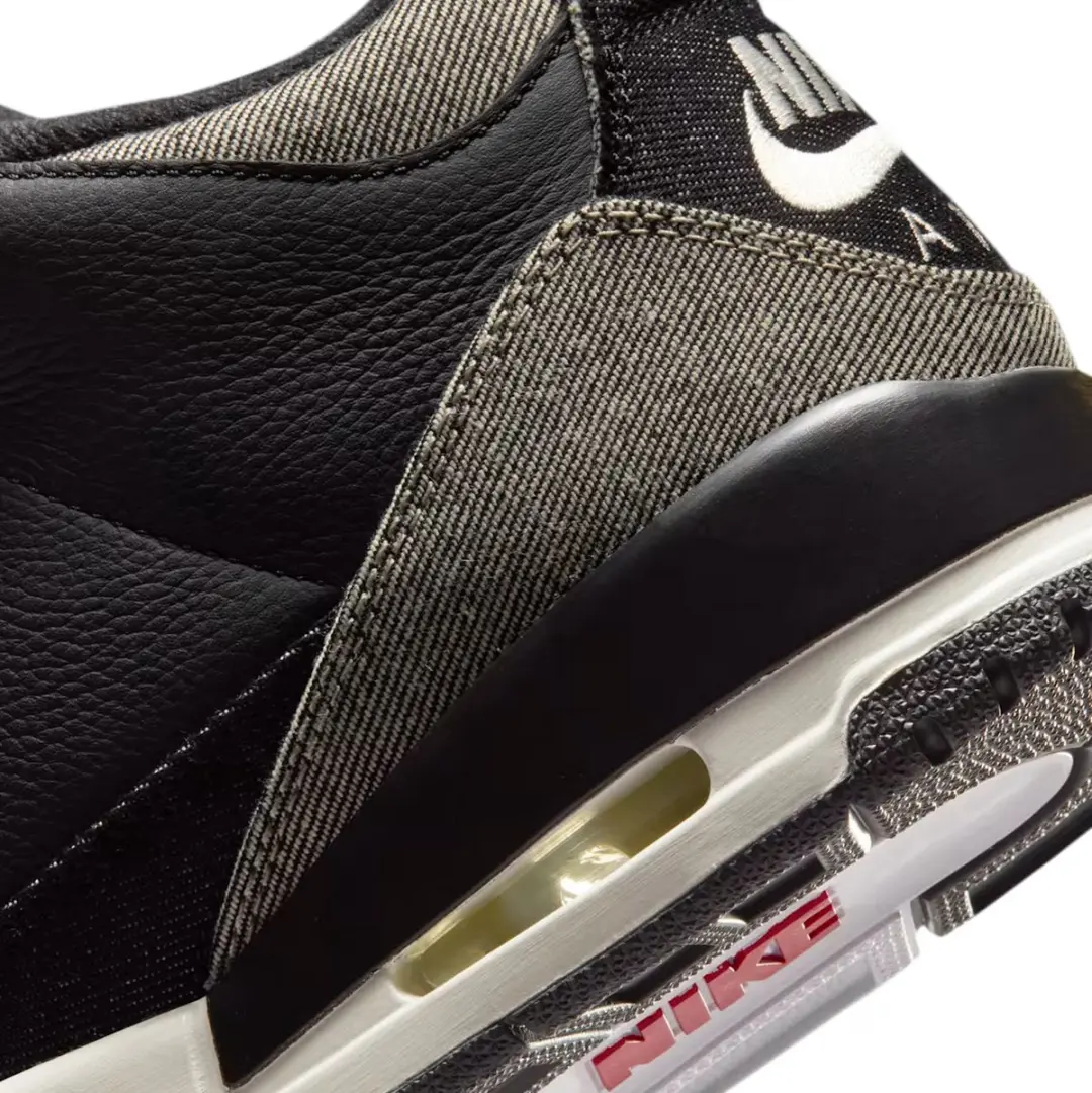 Nike Air Jordan 3 x Levi's 'Black and White' - 41 - afbeelding 4 van 6