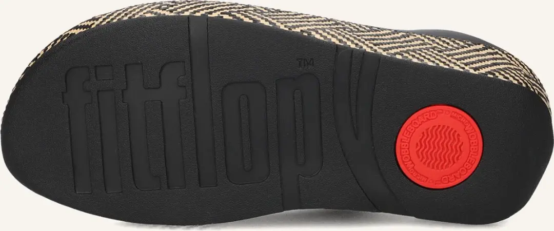 FitFlop Lulu Lux Cross Slide Slippers 42 - Zwart - afbeelding 5 van 6