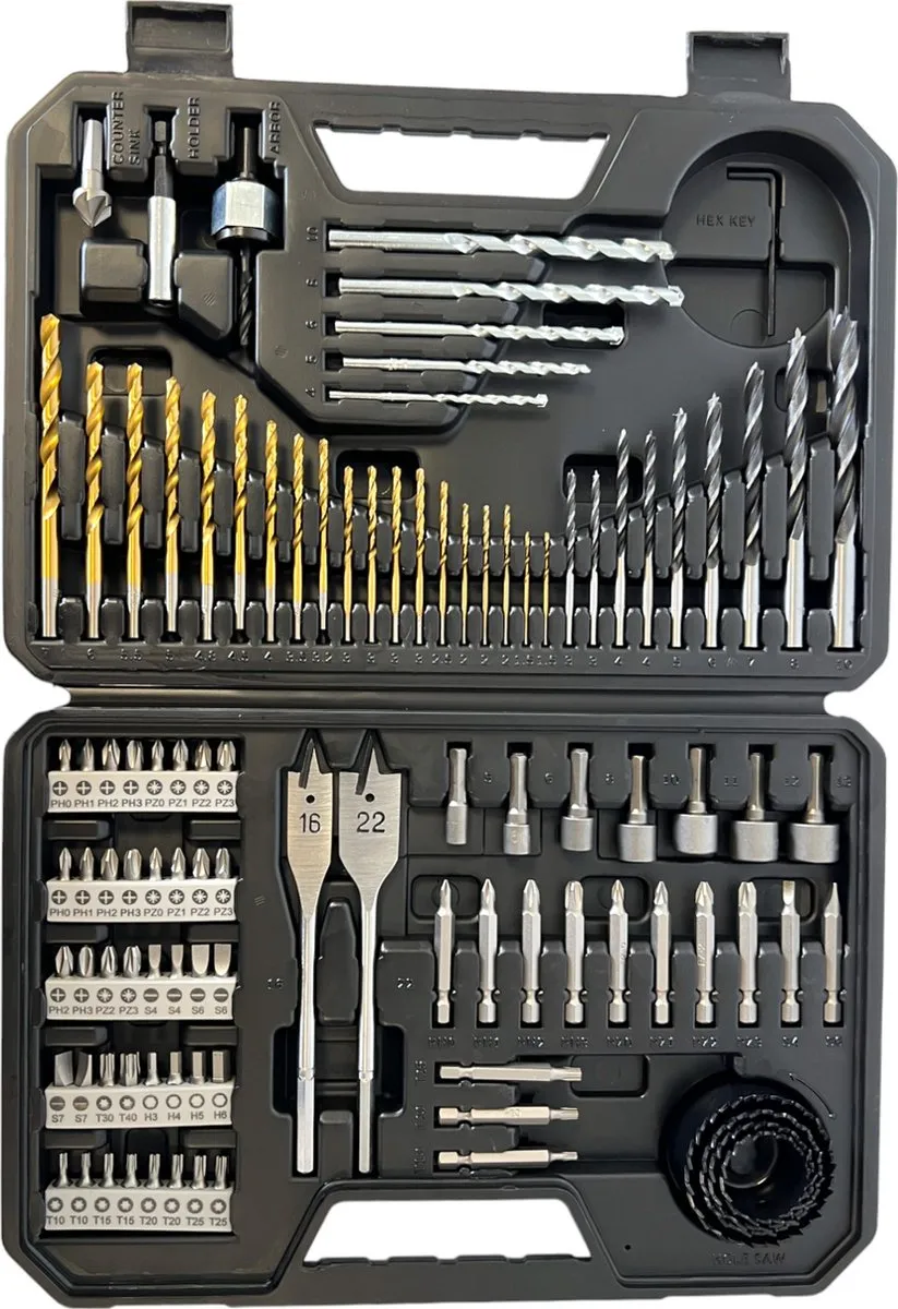 Bosch Professional Boren- en Bitset 103-delig - Hout/Metalen/Steen