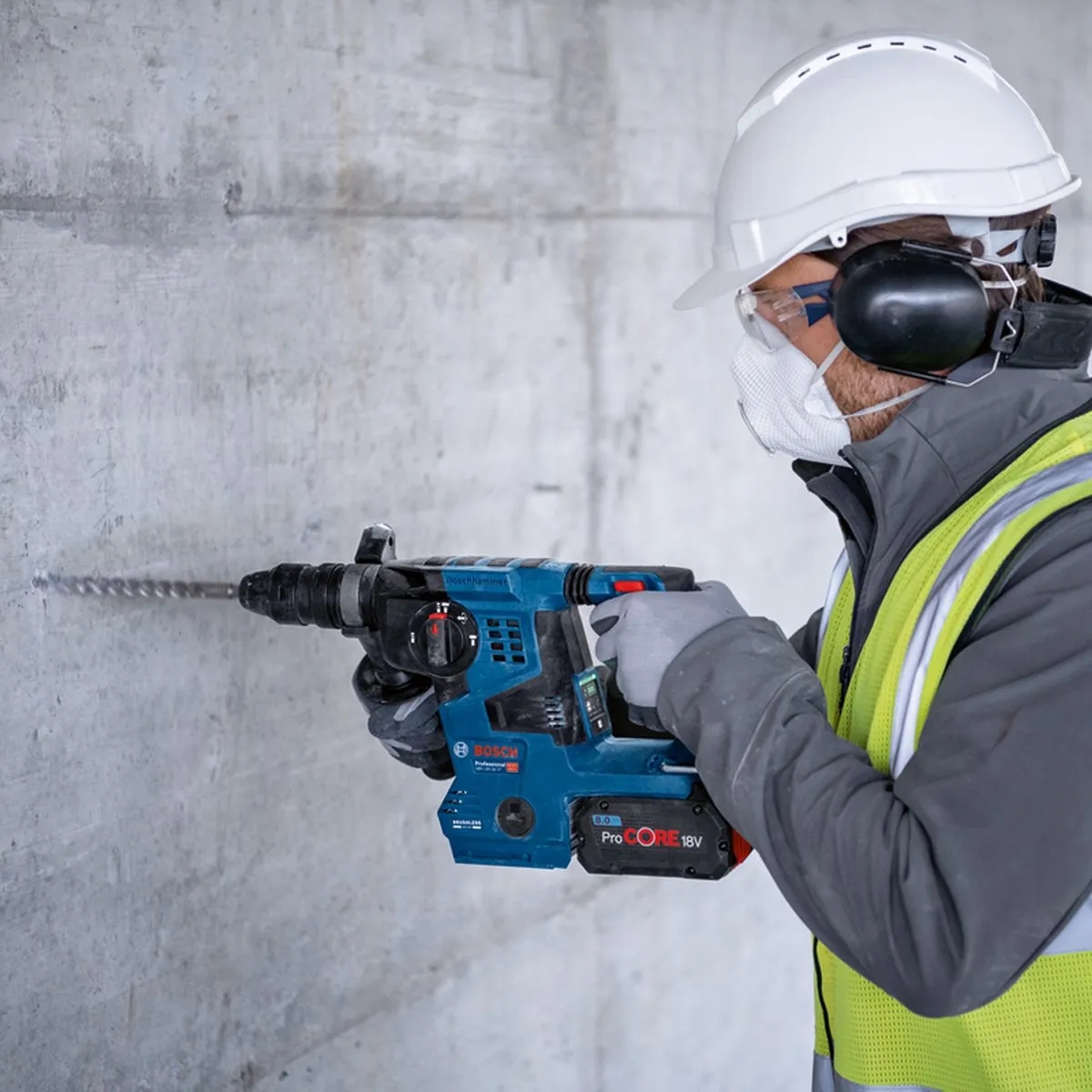 Bosch Professional GBH 18V-28 CF Boorhamer - 2x 8,0 Ah - SDS-plus
