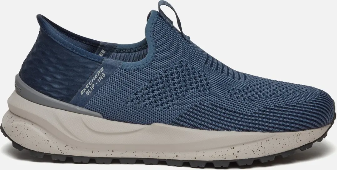 Skechers Bogdin Instappers blauw Textiel