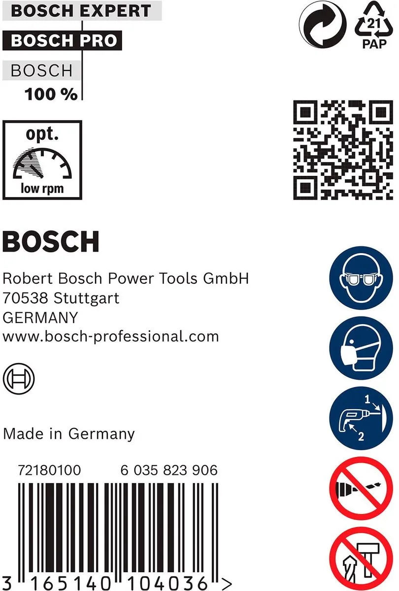Bosch Professional SDS+ 18x600mm Houtboor - 1 Stuk