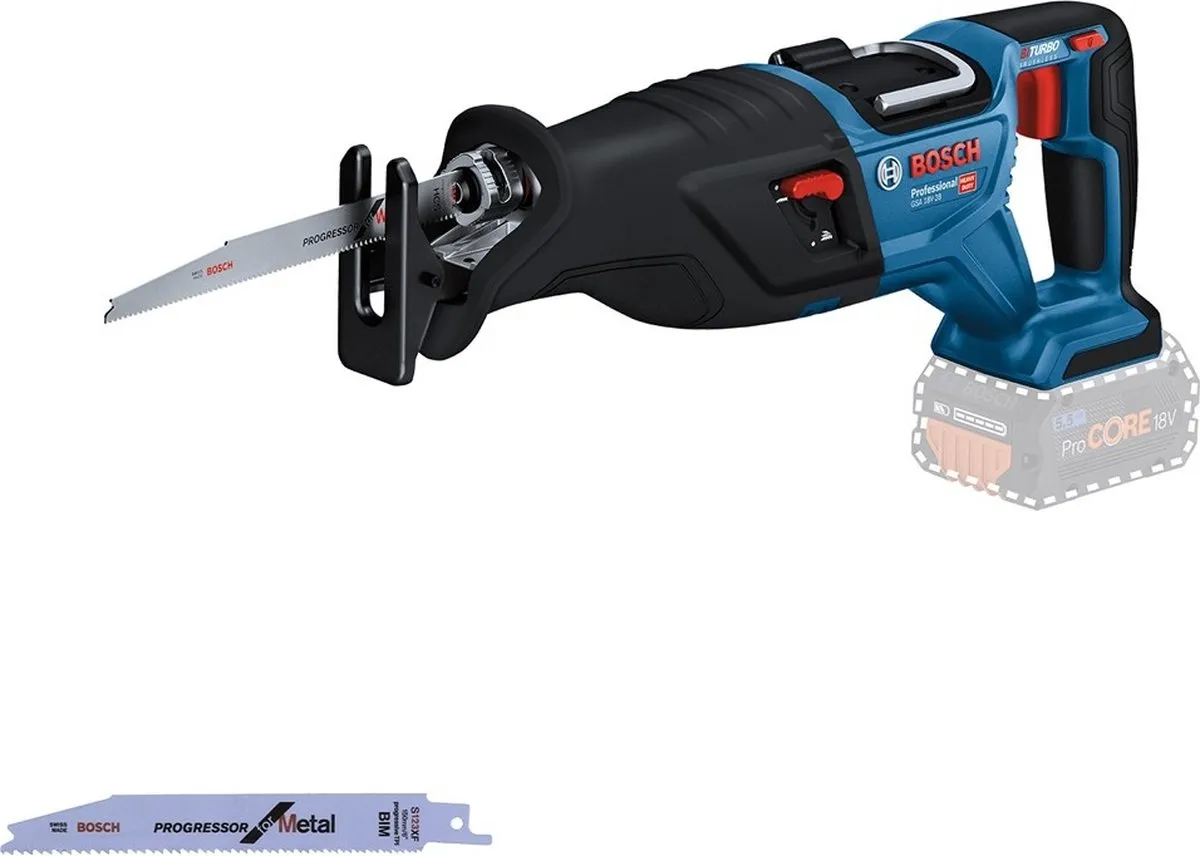 Bosch Professional GSA 18V-28 Reciprozaag - 2x Zaagblad