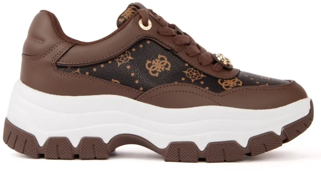 Guess Berret Dames Sneaker - Bruin - Maat 39 - afbeelding 2 van 6