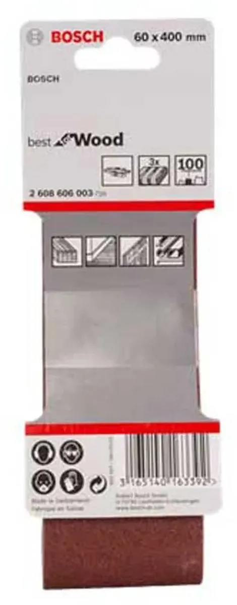 Bosch Professional 3 Banden 100x560 Best Wood+Paint