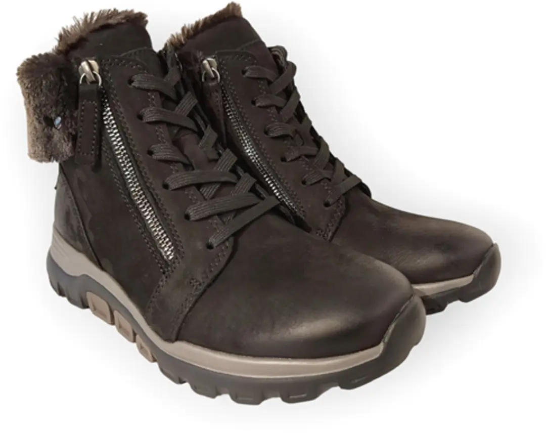 Gabor Rollingsoft Veterboot 36.827.47 Zwart Suède