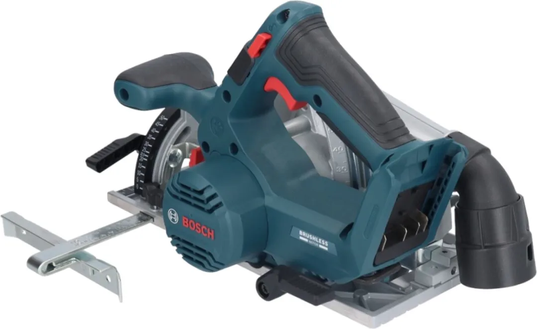 Bosch Professional GKS 18V-57-2 Cirkelzaag - 165mm - 2x 4,0Ah Accu + Oplader - afbeelding 4 van 6