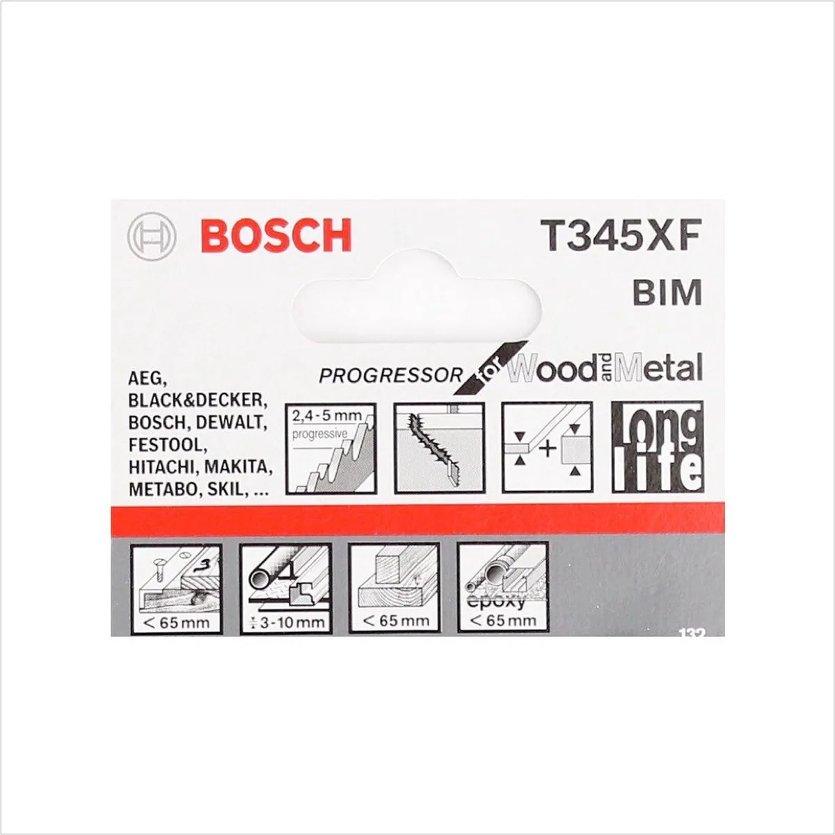 Bosch Professional DECOUPEERZB T345XF 5 - Zaagbladen