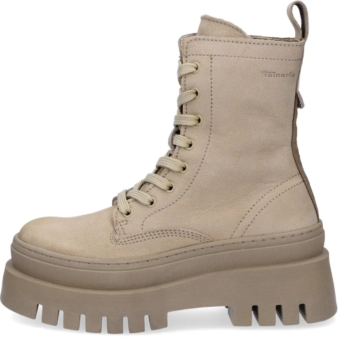 Tamaris Veterbooties taupe Leer