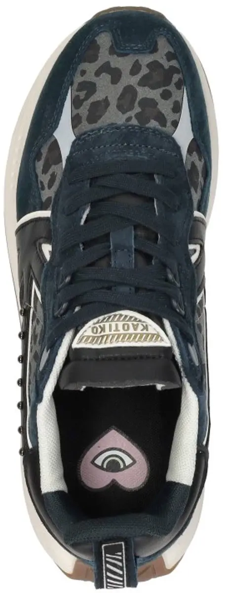 Kaotiko Detroit Glam Lage Sneakers - Blauw 42 - afbeelding 5 van 6