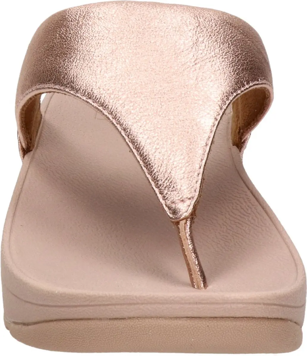 FitFlop Lulu Leather Teenslipper - Rose Gold - afbeelding 4 van 6