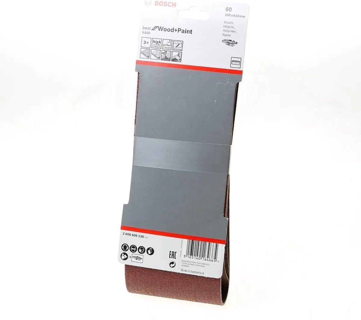 Bosch Professional 3 Banden 100x610mm Best Wood+Paint - afbeelding 6 van 6