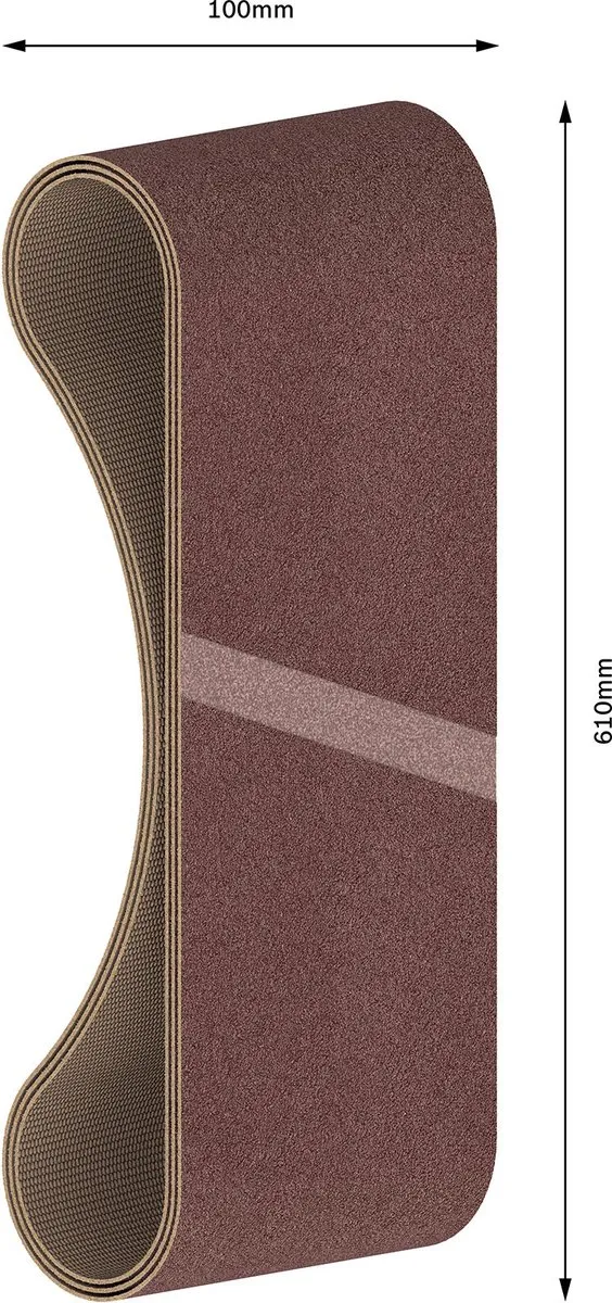 Bosch Professional 3 Banden 100x610mm Best Wood+Paint