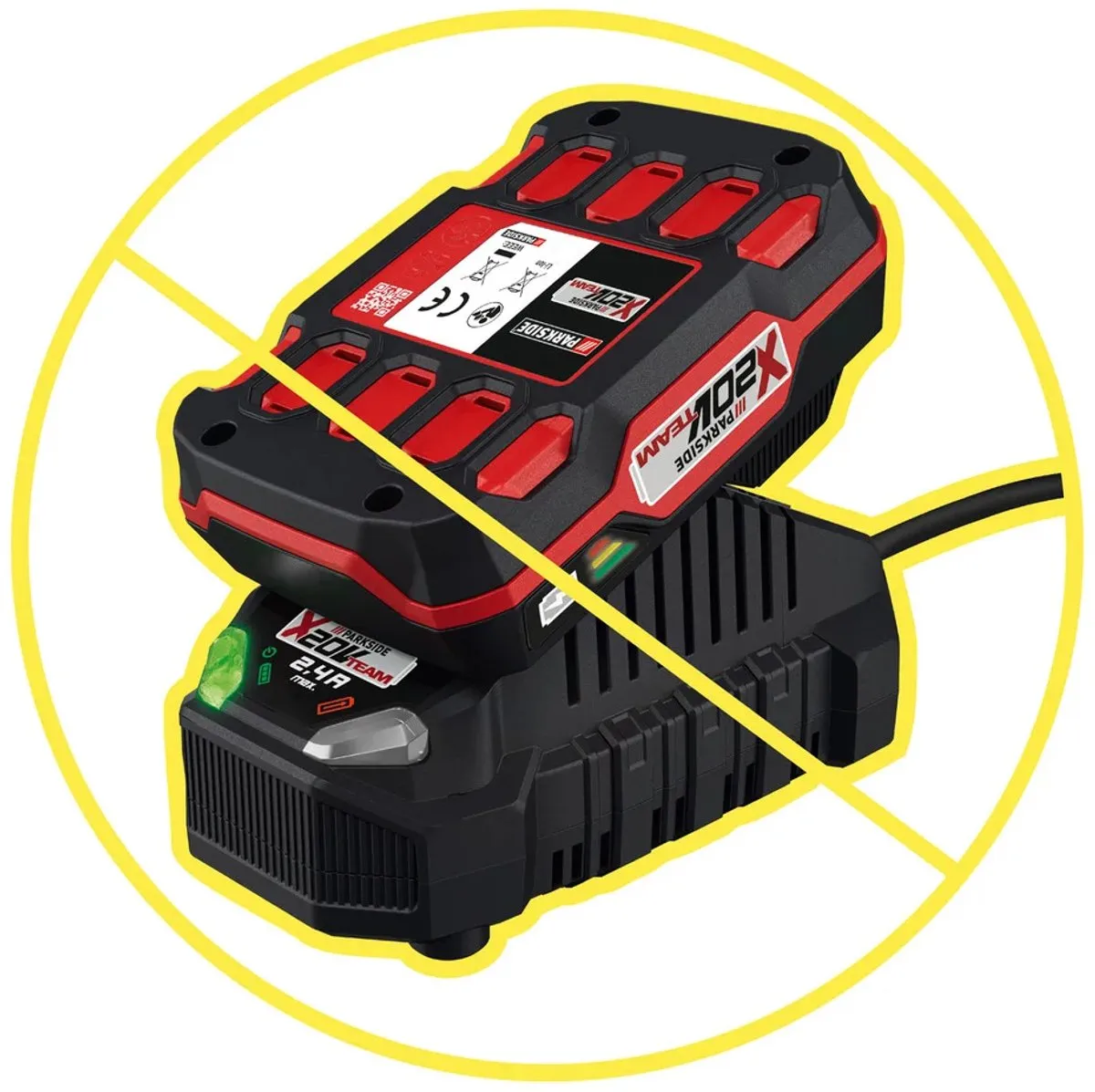 Parkside 20V Accuboorhamer SDS-plus - 1 Joule - 5000 Slagen