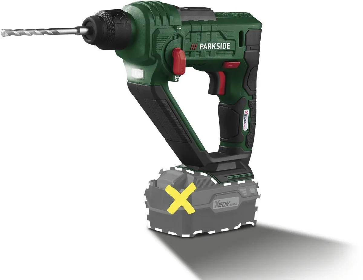 Parkside 20V Accuboorhamer SDS-plus