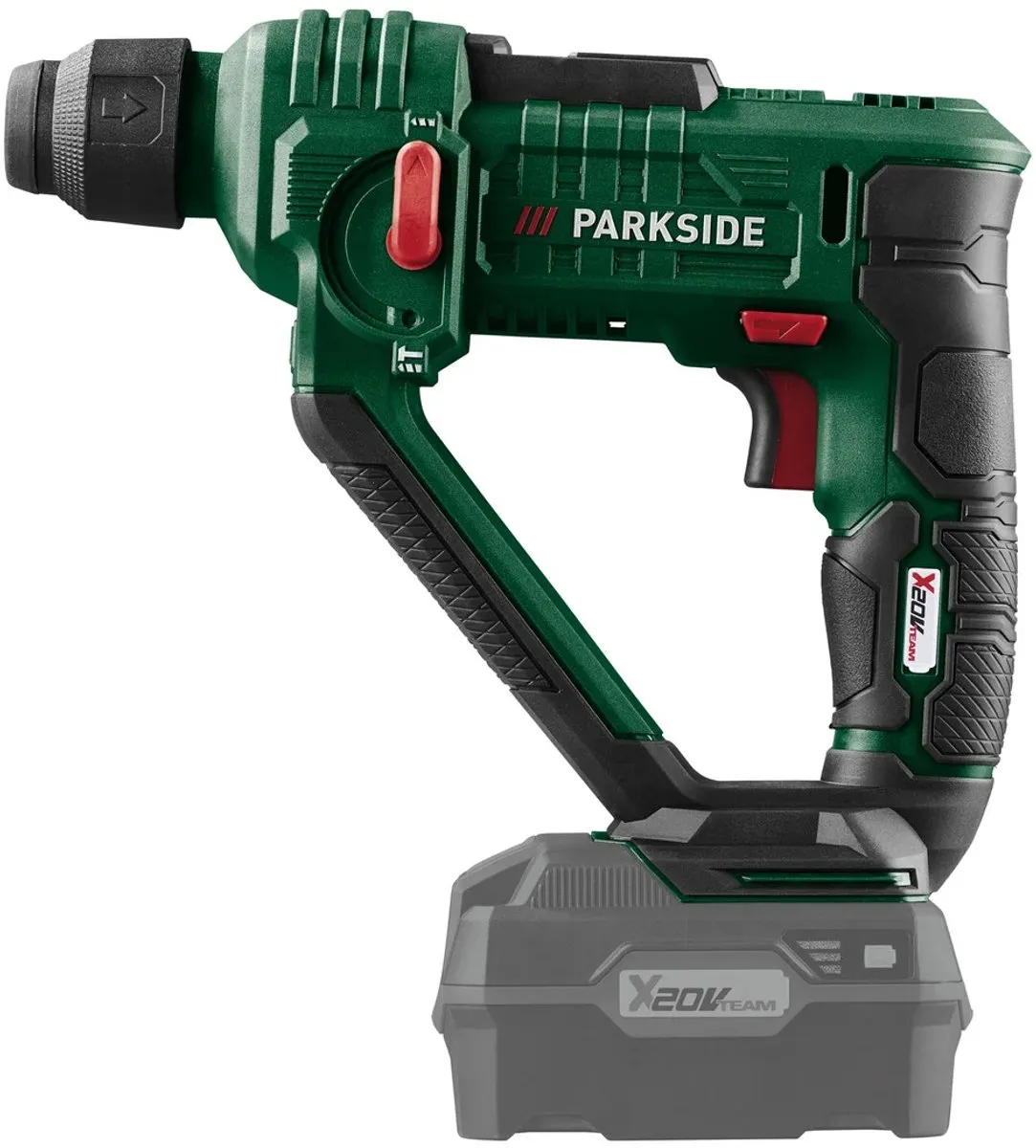 Parkside 20V Accuboorhamer SDS-plus - 1 Joule - 5000 Slagen