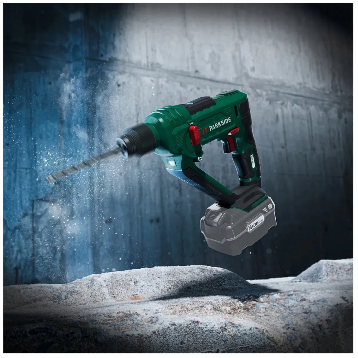 Parkside 20V Accuboorhamer SDS-plus - 1 Joule - 5000 Slagen