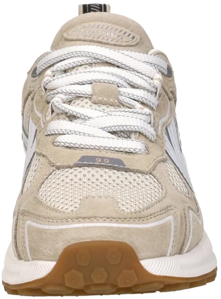 Kaotiko Detroit Tech Sneakers Laag - Beige - Maat 39 - afbeelding 3 van 6
