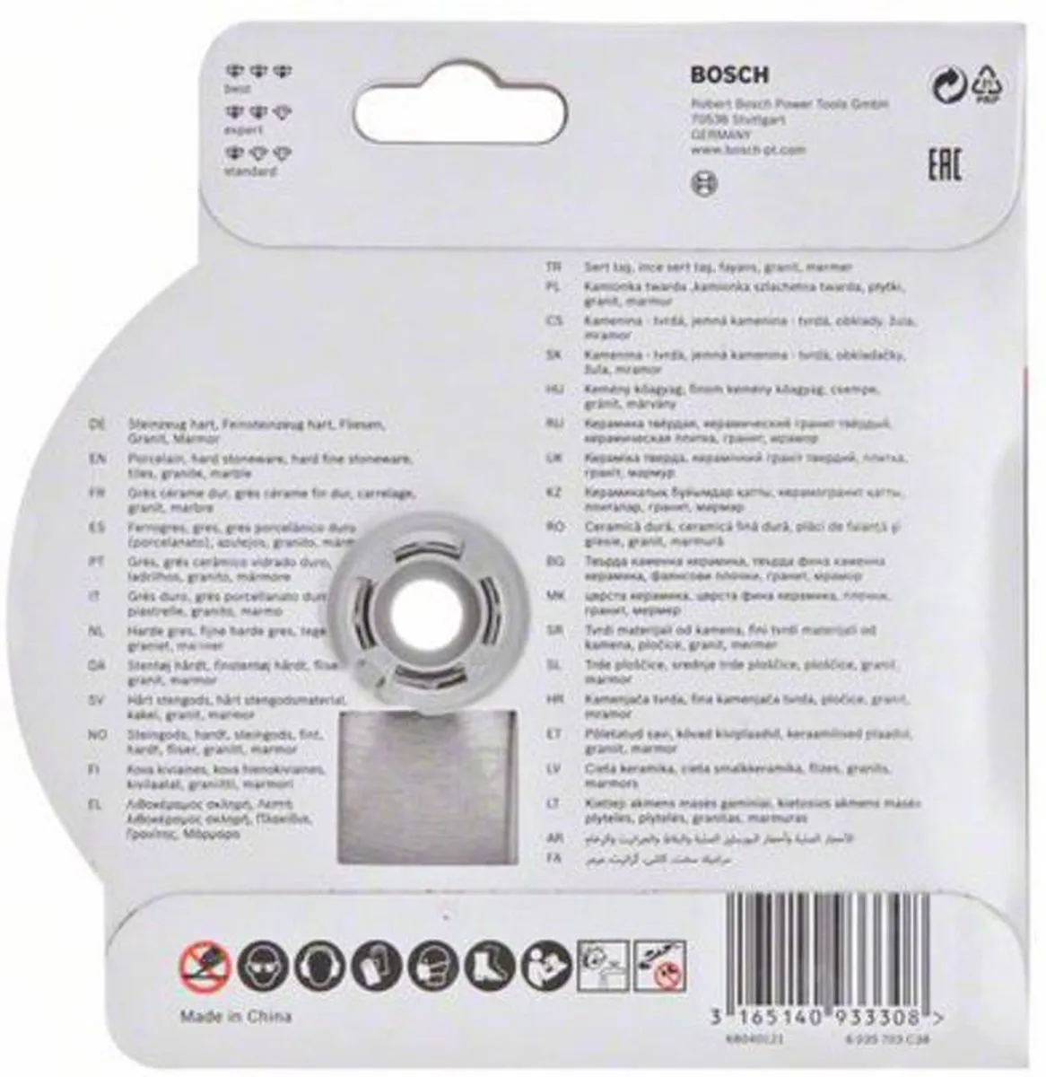 Bosch Professional X-Lock Diamantschijf Best for Ceramic ExtraClean Turbo 125mm