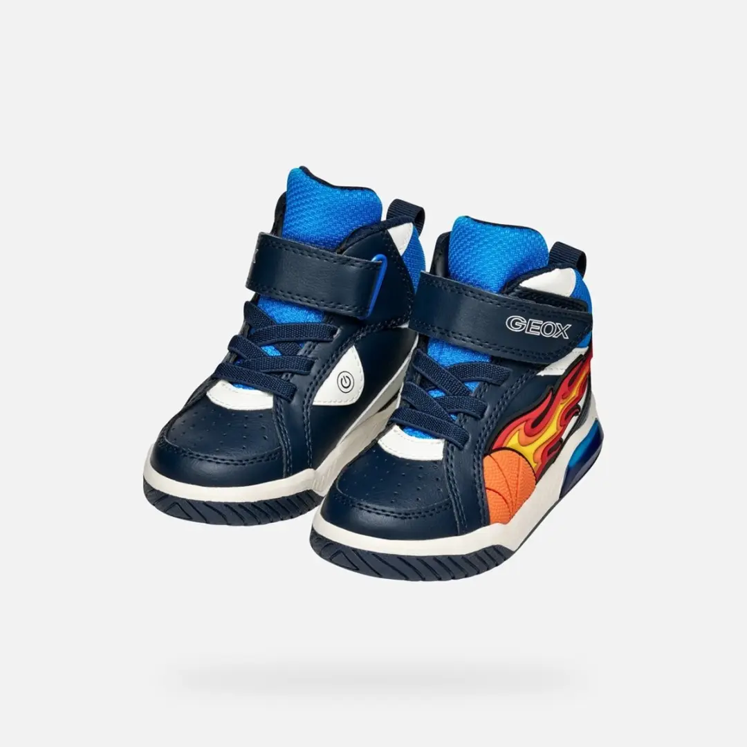 Geox INEK J569CC Jongens Sneakers - Marineblauw/Lichtblauw - Maat 33 - afbeelding 5 van 6