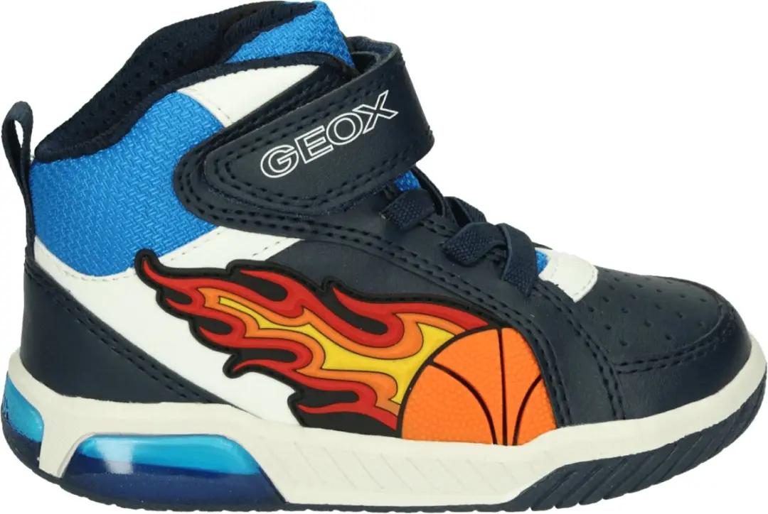 Geox INEK J569CC Jongens Sneakers - Marineblauw/Lichtblauw - Maat 33 - afbeelding 2 van 6