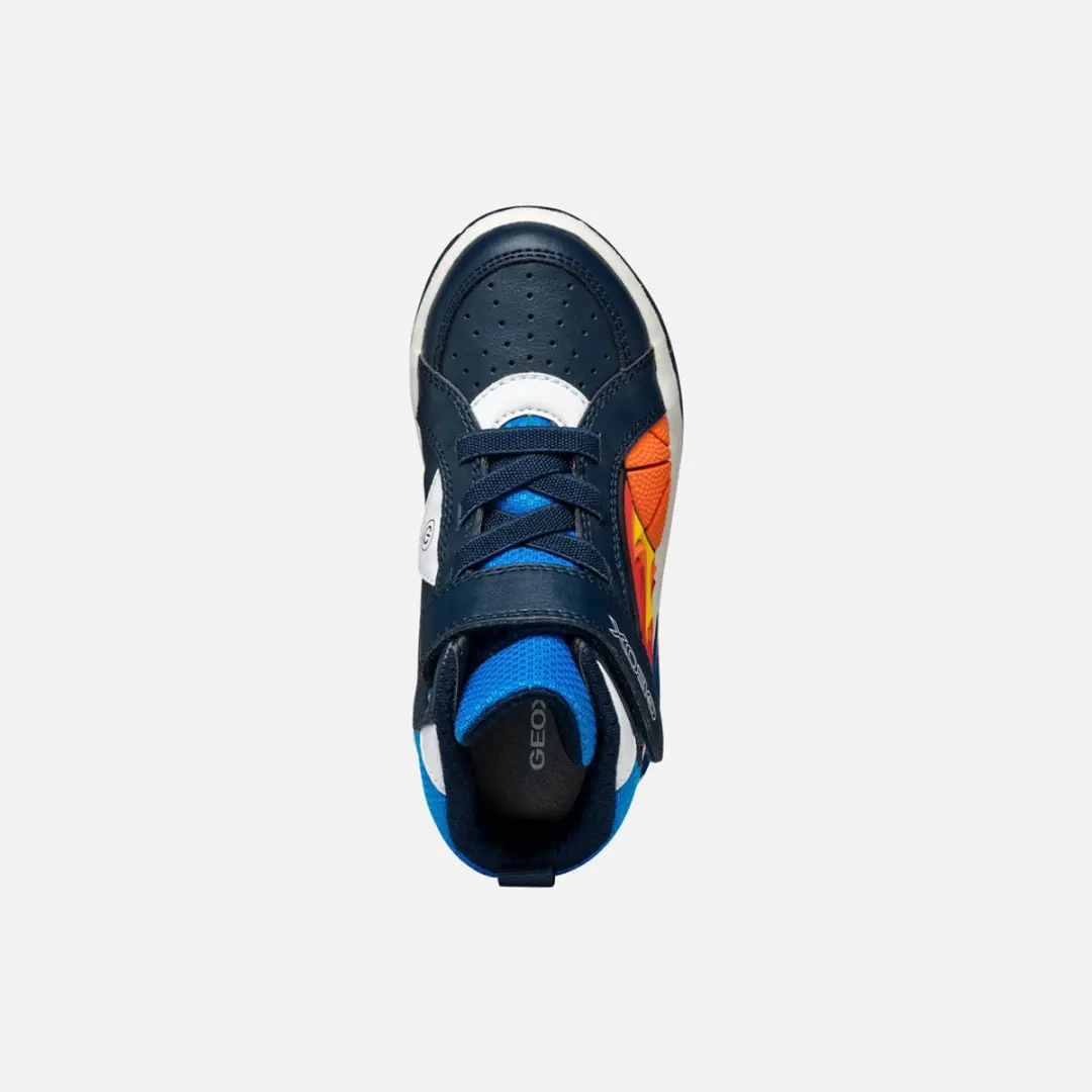 Geox INEK J569CC Jongens Sneakers - Marineblauw/Lichtblauw - Maat 33 - afbeelding 6 van 6