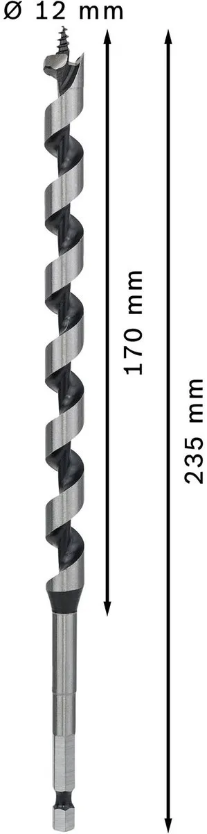 Bosch Professional Slangenboor 12mm Hout - 2608597626