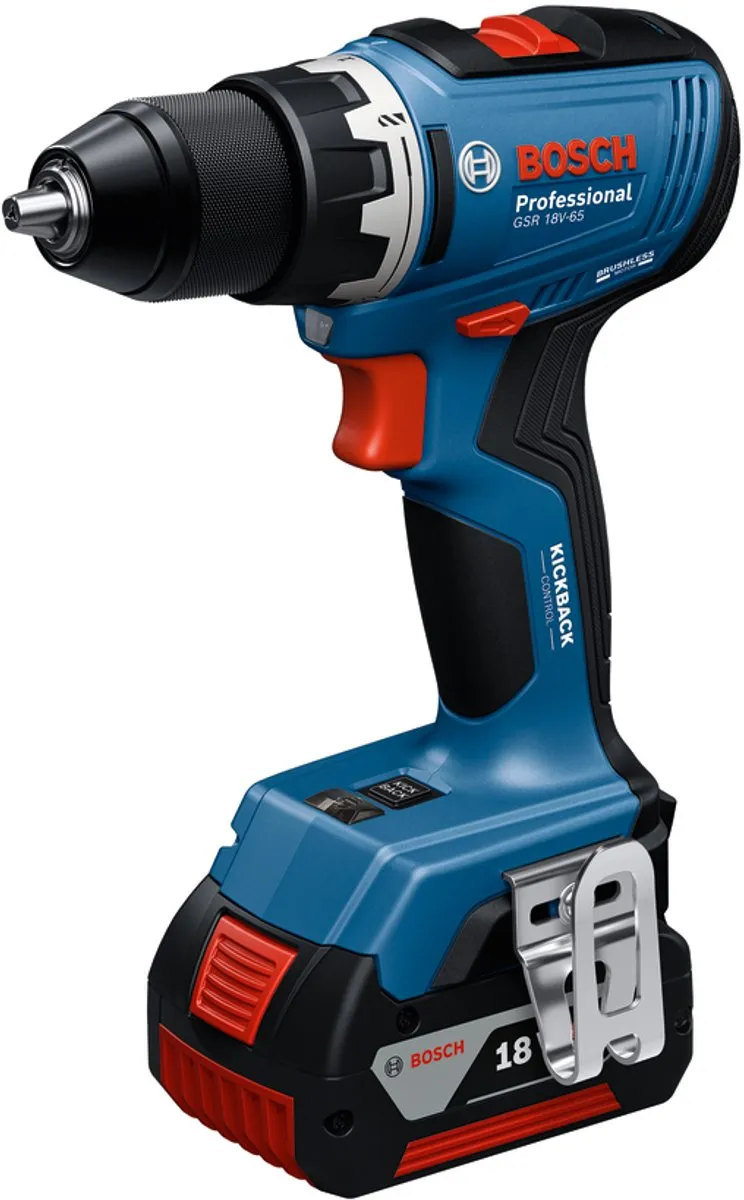 Bosch Professional 18V Toolkit GSR 18V-65 GWS 18V-8 GBH 18V-22 - 2x 5.0Ah Accu
