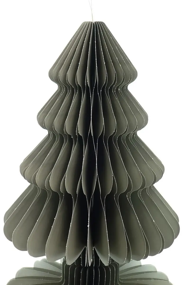 Kaemingk Kersthanger Grijs Glitter 40cm