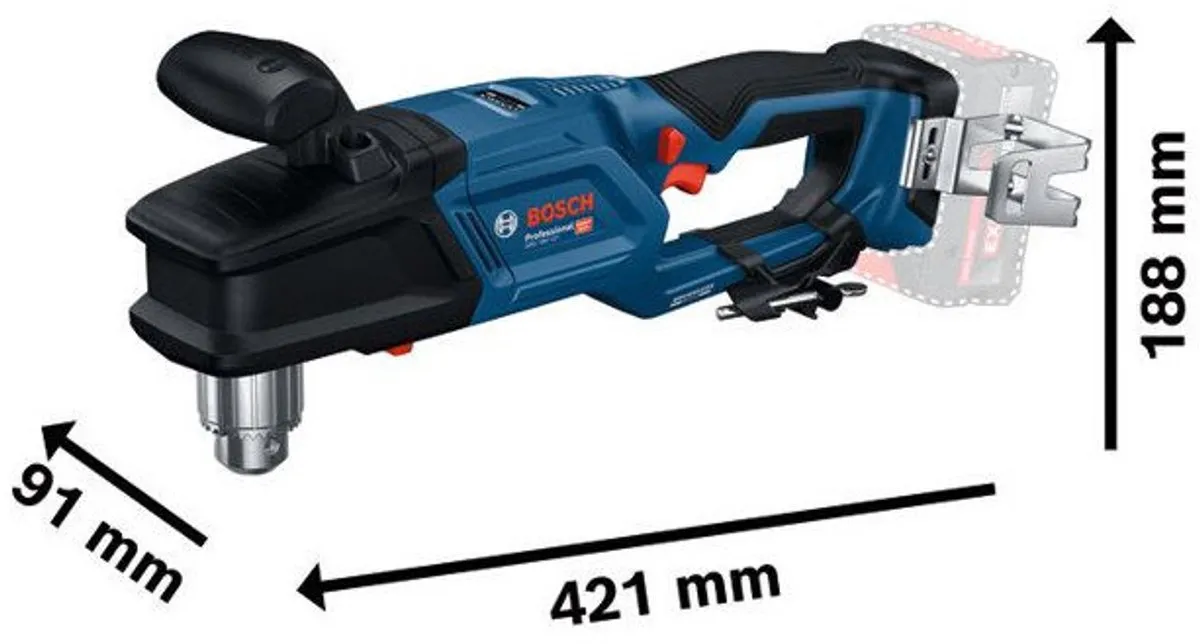 Bosch Professional GRD 18V-127 Haakse Boormachine - 2 Snelheden