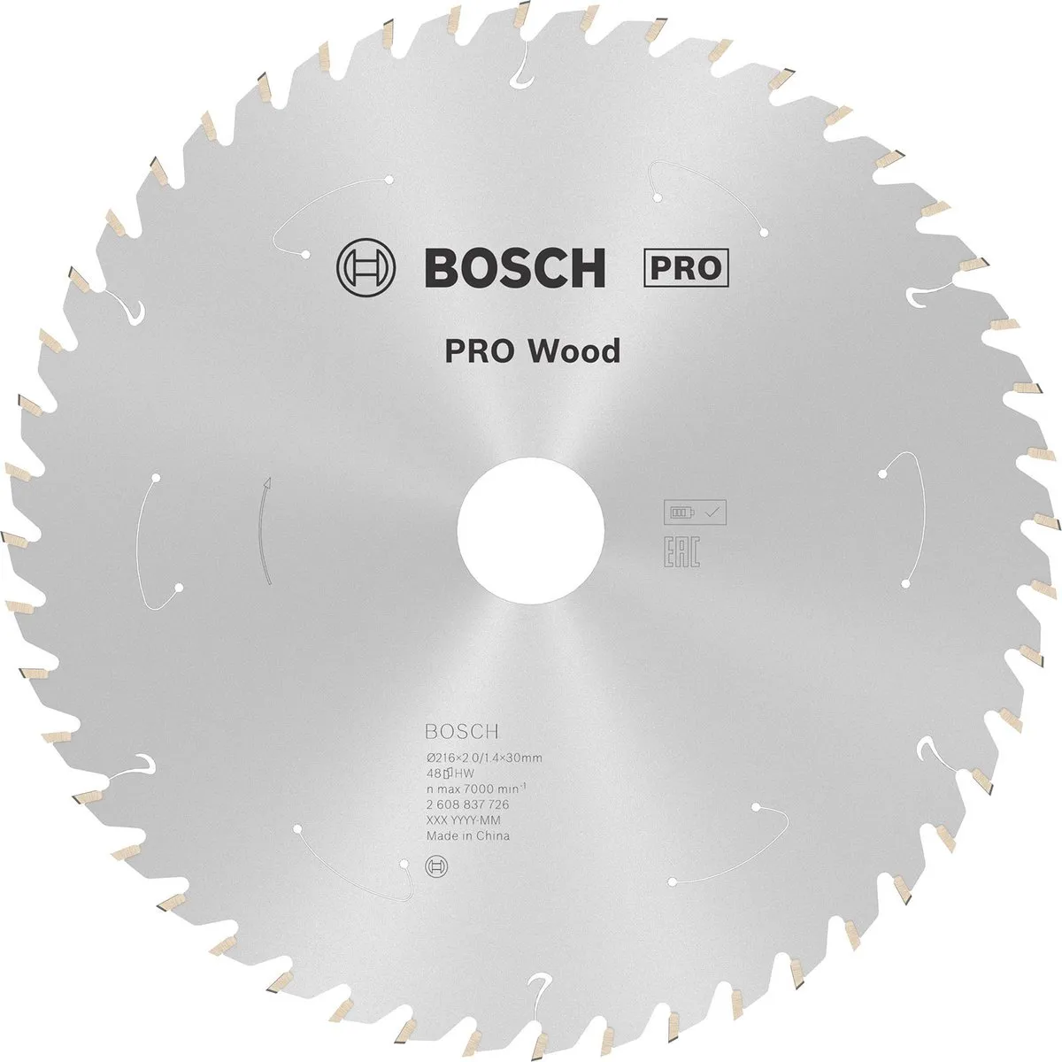Bosch Professional PRO Wood Zaagblad 216mm - 24 Tanden