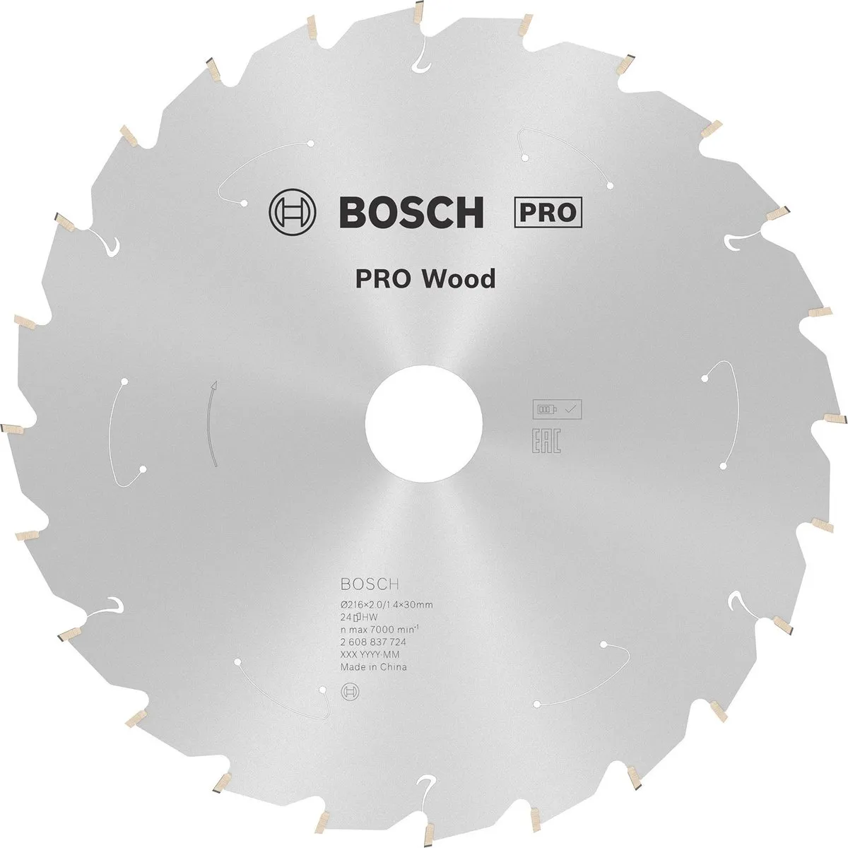 Bosch Professional PRO Wood Zaagblad 216mm