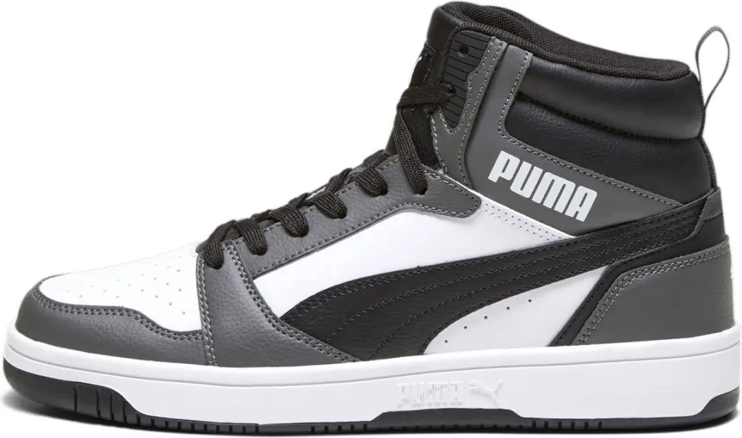 PUMA Rebound v6 Heren Sneakers - Grijs/Wit/Zwart - afbeelding 2 van 6