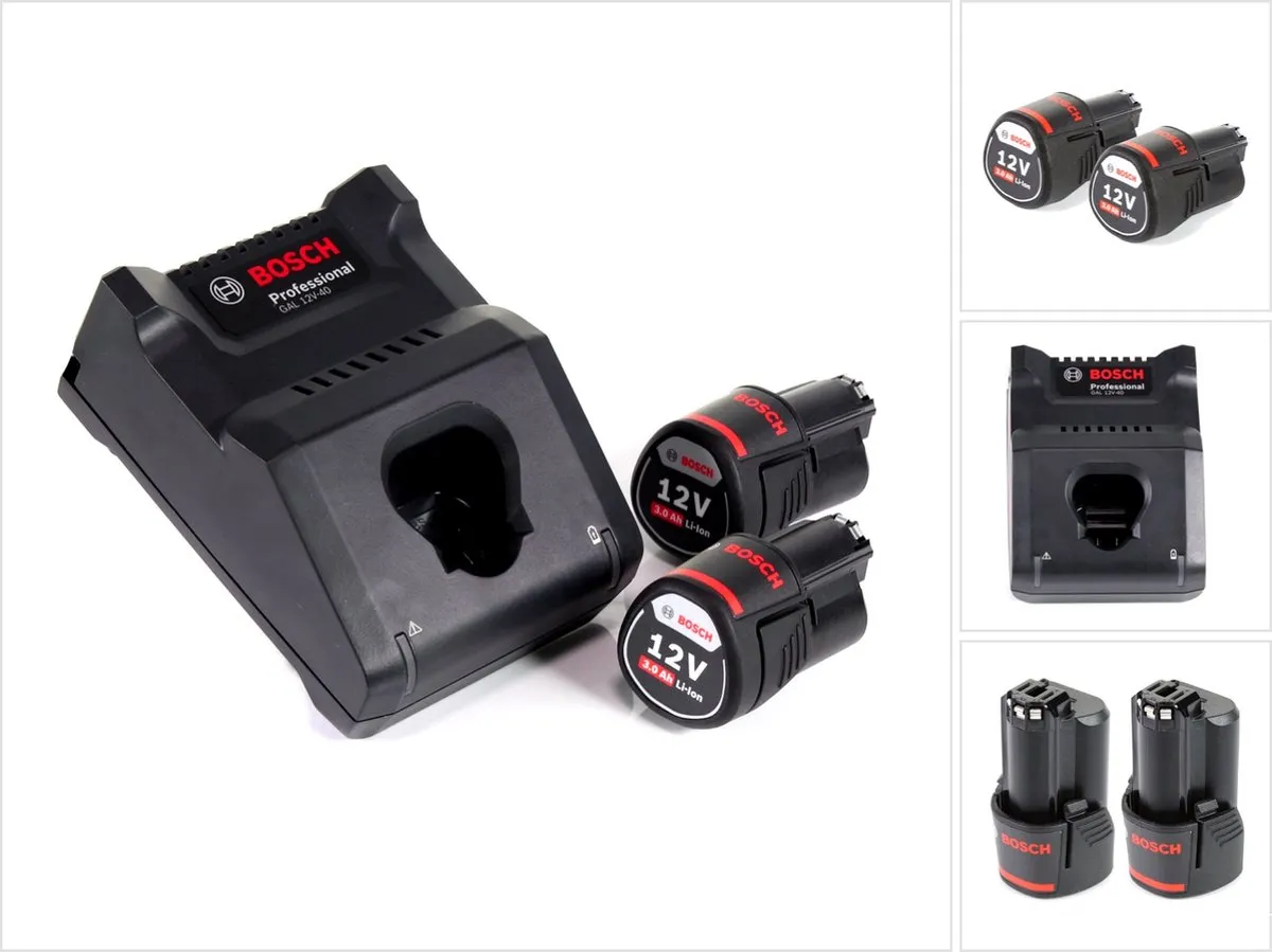 Bosch Professional Starterset GBA 12V 3.0Ah - 2x Accu + Oplader