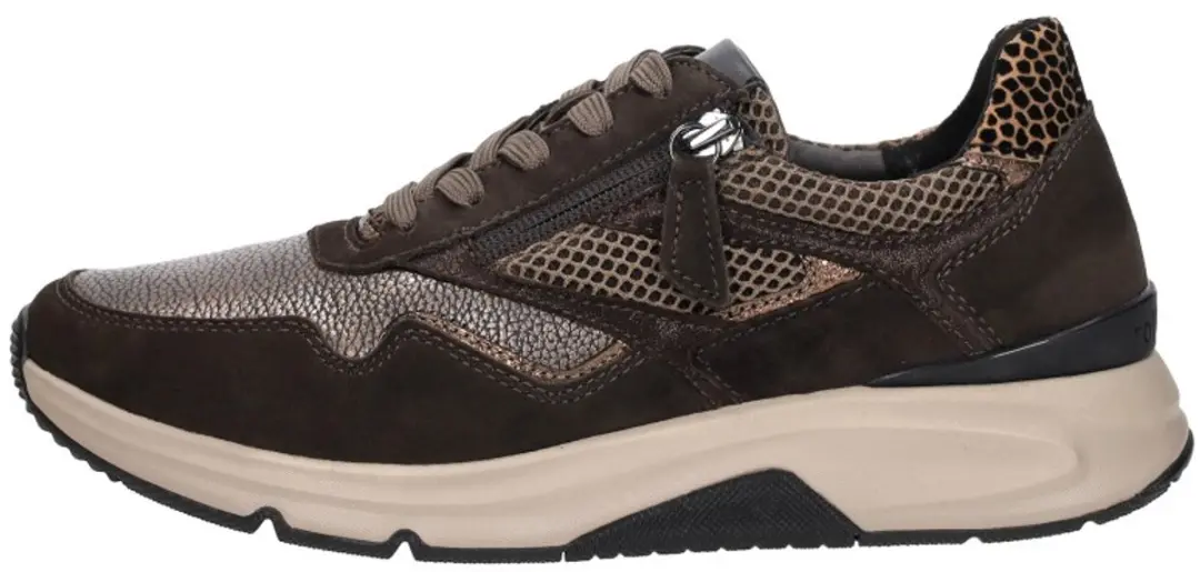 Gabor Rollingsoft Sneakers - Brons Leer - afbeelding 2 van 6